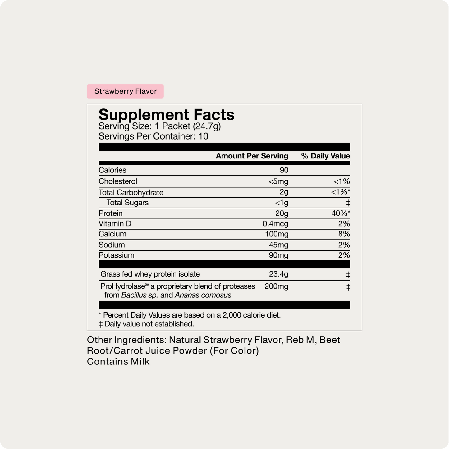 Whey Protein Isolate 10-Travel Packs