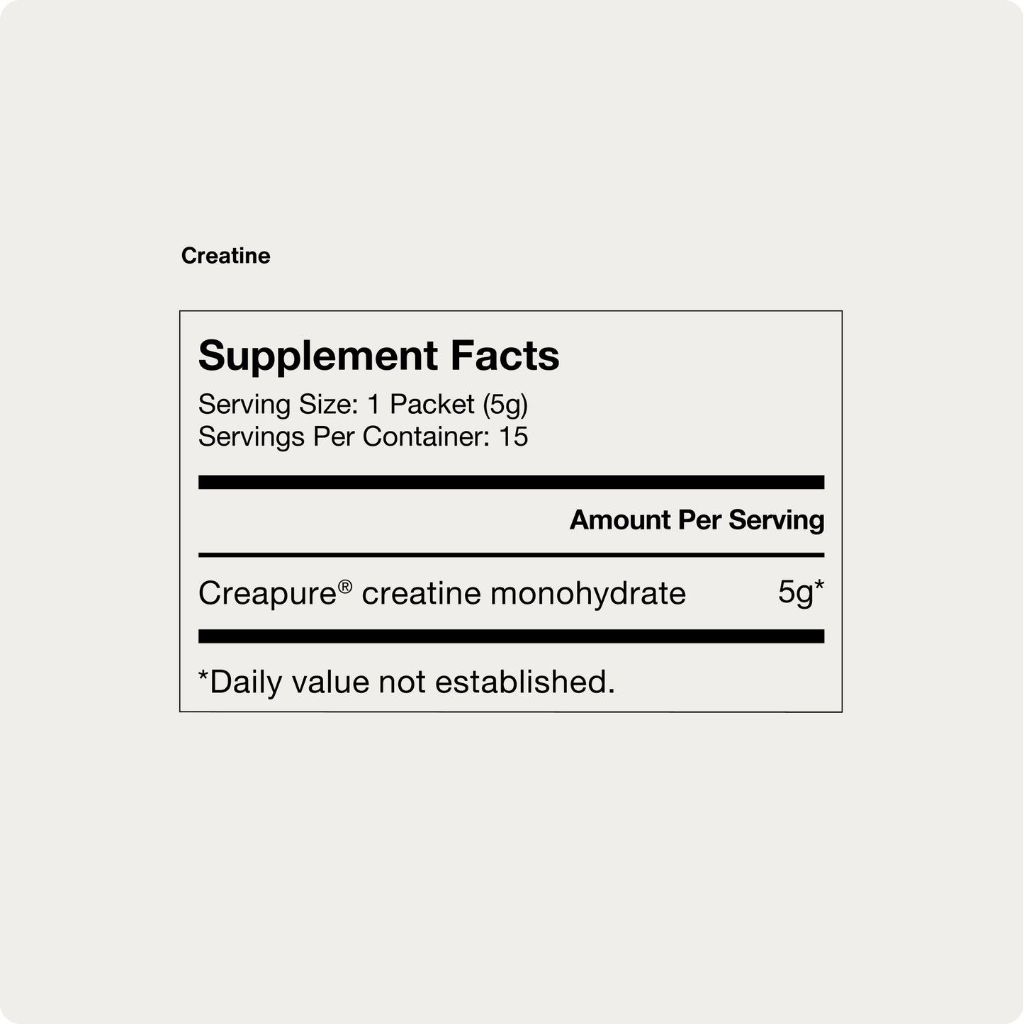 Creatine 15-Travel Packs