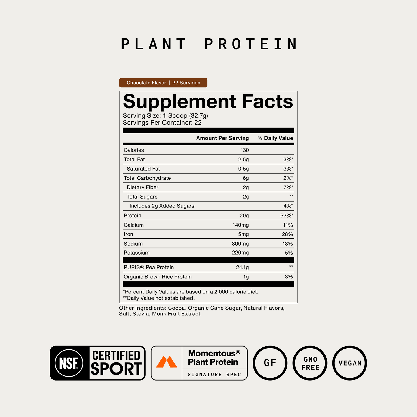 100% Plant Protein Powder