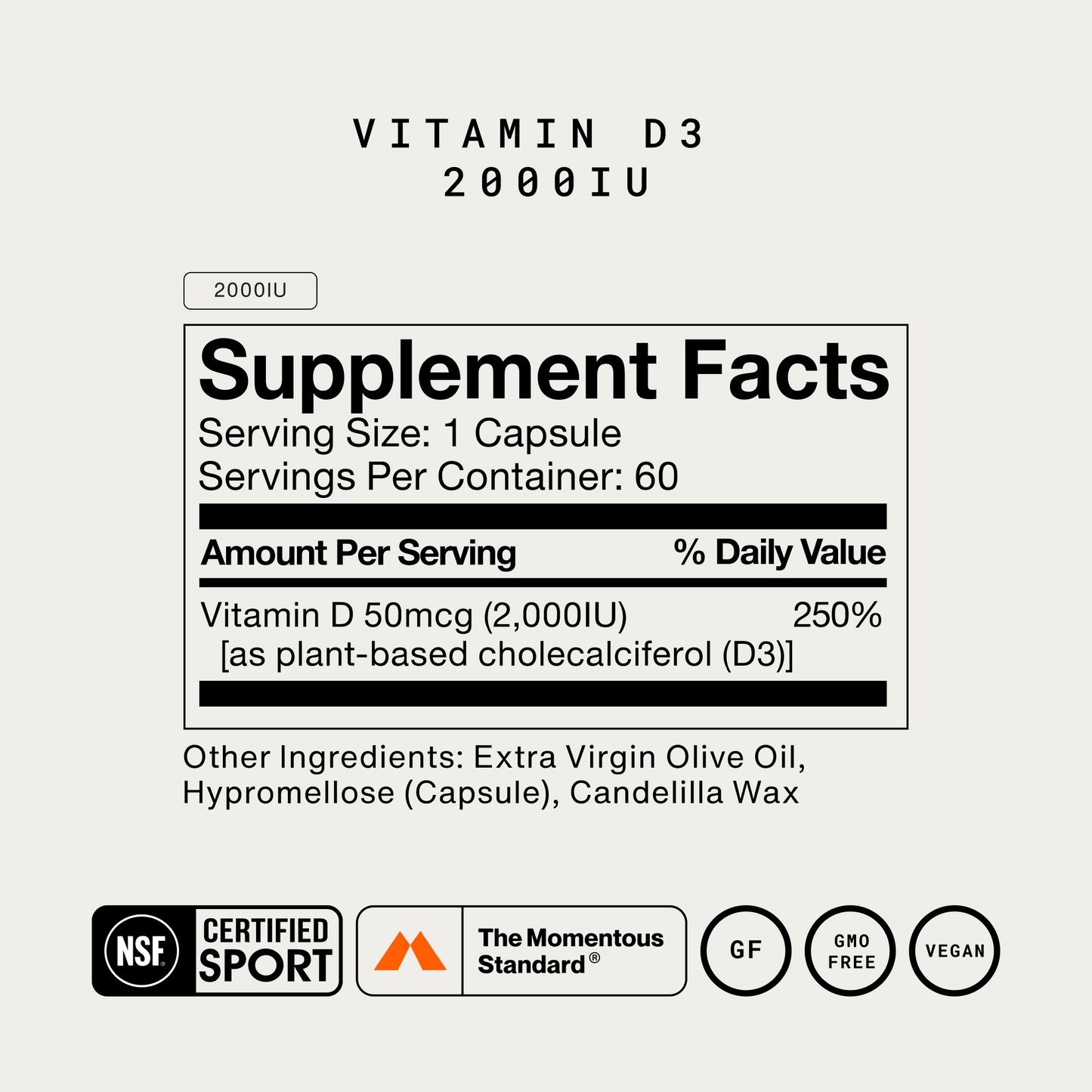 Vitamin D3 2000 IU