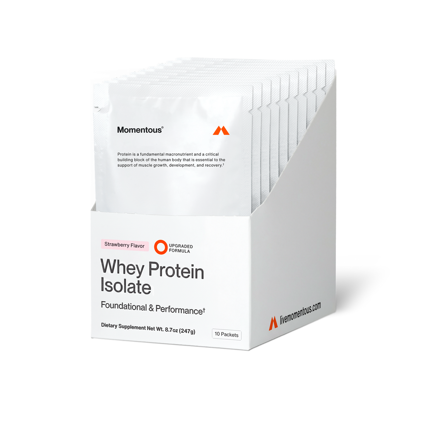 Whey Protein Isolate 10-Travel Packs